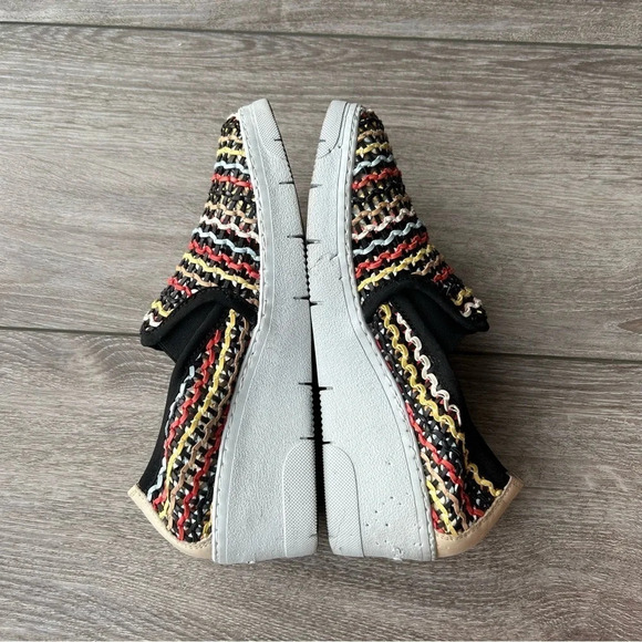 Hispanitas Woven Leatherette Wedge Loafer Made in Spain - Picture 8 of 15